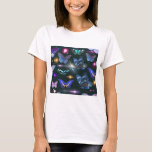 Camiseta Camisa-T de borboleta entorpecente