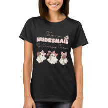 Camisa-T de Bridesmaid da Equipe de Halloween