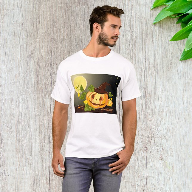 Camiseta Camisa-T de bruxas de abóbora (Criador carregado)