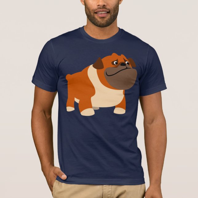 Camiseta Camisa-T de Bulldog em Inglês (Frente)