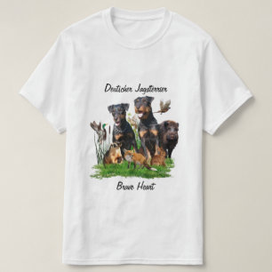Camiseta Camisa-T de Caça Alemã (Jagdterrier)