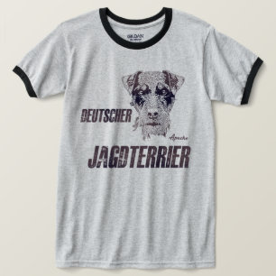 Camiseta Camisa-T de Caça Alemã (Jagdterrier)