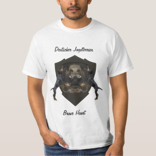 Camiseta Camisa-T de Caça Alemã (Jagdterrier)