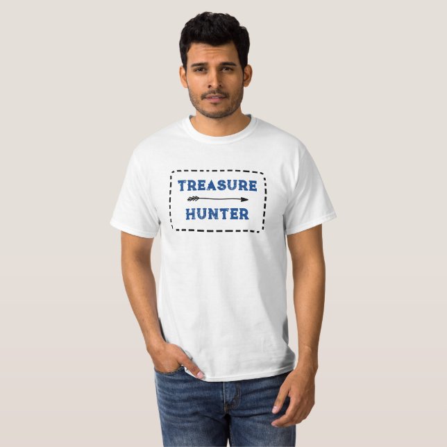 Camiseta Camisa-T de Caçadores de Tesouros (Frente Completa)