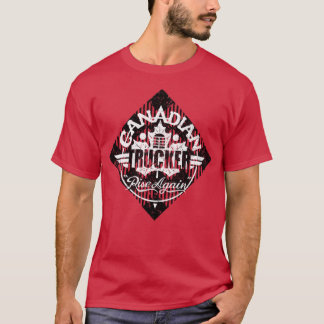 Camiseta Camisa-T de caminhoneiro canadense