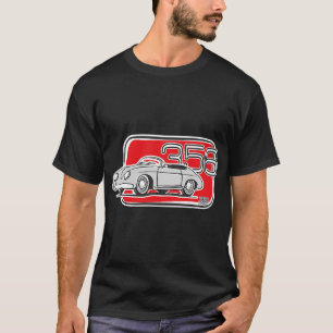 Camiseta Camisa-T de carro clássico Cabrio 356