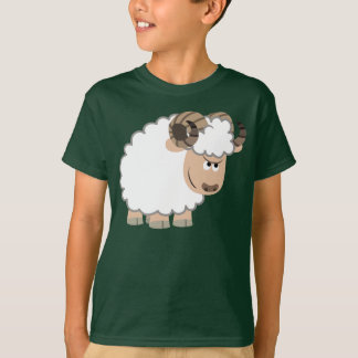 Camiseta Camisa-T de Cartoon Confiante