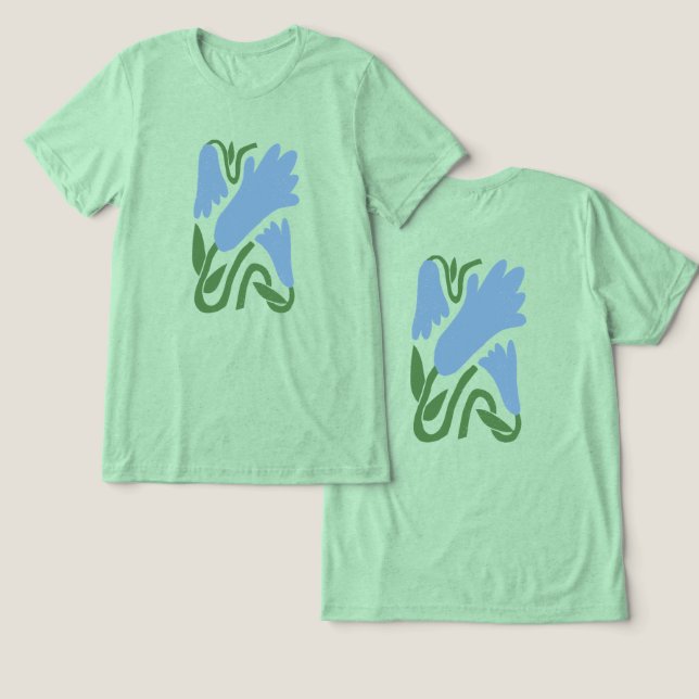 Camiseta Camisa-T De Cheiro Belo (Design Frente e Verso)