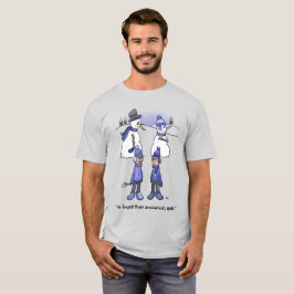Camiseta Camisa-T de Cinza de Homens do Aniversário Esqueci