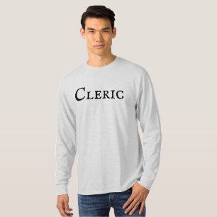 Camiseta Camisa-T de "Clérigo" Masculina