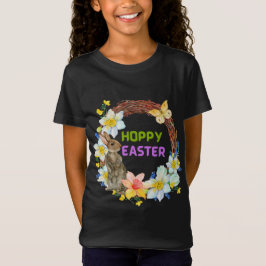 Camiseta Camisa-T de coelho da Páscoa Hoppy