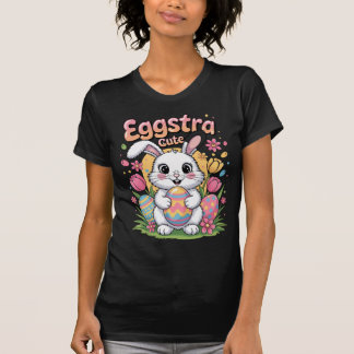 Camiseta Camisa-T de coelho de páscoa-doce Eggstra - Primav