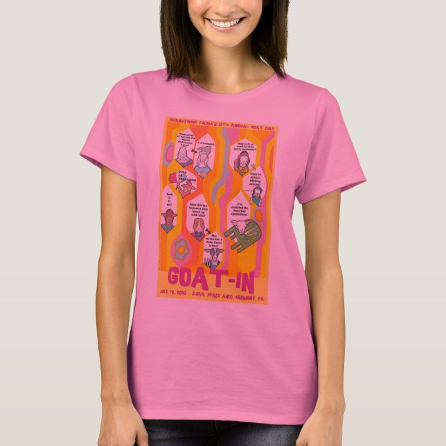 Camiseta Camisa-T De Colo Espiral De Capra (Frente)