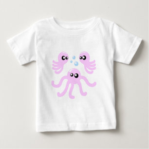 Camiseta Camisa-T de Criança de polvo bonito