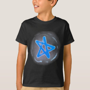 Camiseta Camisa-T de Crianças de Bolhas Estrelas
