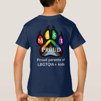 Camiseta Camisa-T de Crianças Orgulhosas MaST