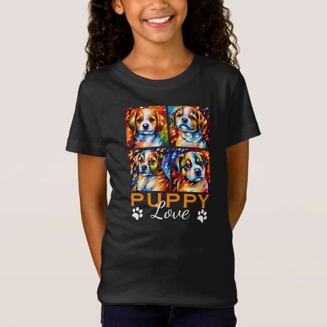 Camiseta Camisa-T De Cupas Estilizadas (Frente)