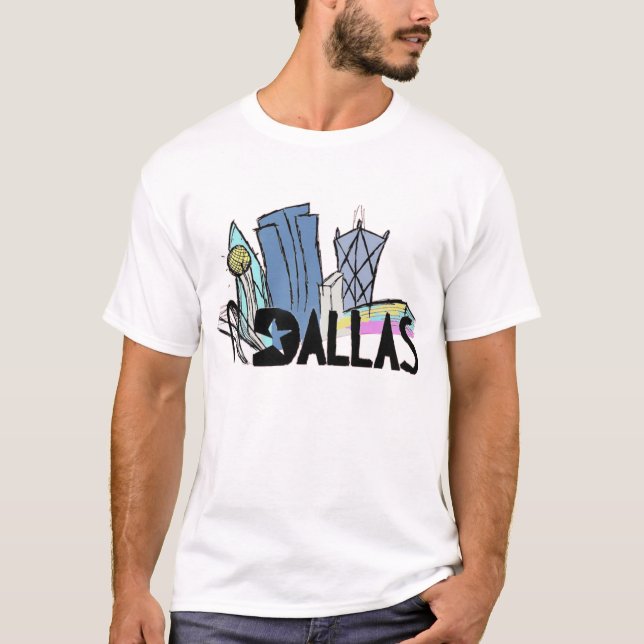 Camiseta Camisa-T de Dallas (Frente)