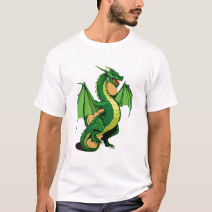 Camiseta Camisa-T de design verde