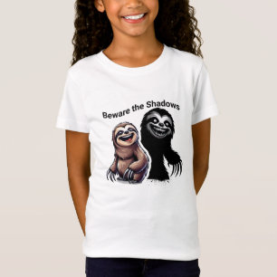 Camiseta Camisa-T de Dia das Bruxas com Nervosismo Assustad