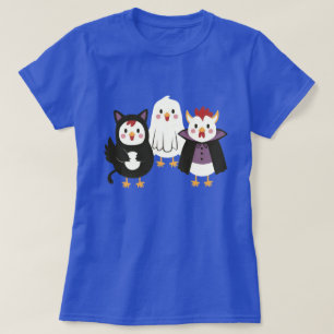 Camiseta Camisa-T de Dia das Bruxas - Galinhas Engraçadas