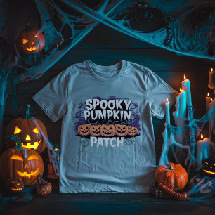 Camiseta Camisa-T de Dia das Bruxas Spookpkin