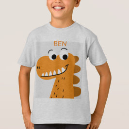 Camiseta Camisa-T de dinossauro bonito