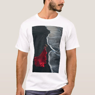 Camiseta Camisa-T de Drone Aéreo Atormentante Sky View Ph