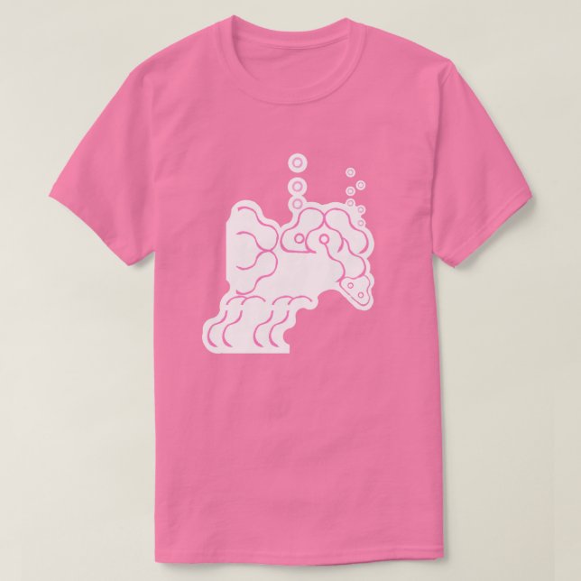 Camiseta Camisa-T de elefante rosa-Bebado Tipsy (Frente do Design)
