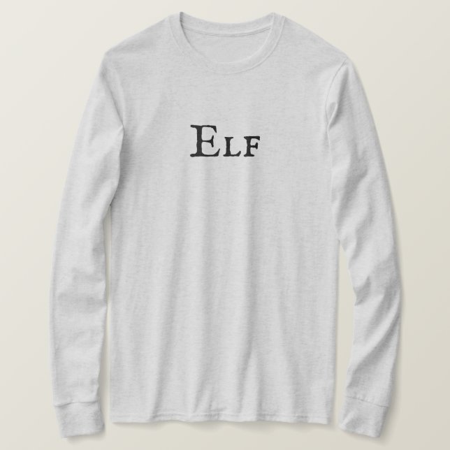 Camiseta Camisa-T de "Elf" (Frente do Design)