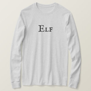 Camiseta Camisa-T de "Elf" Masculina