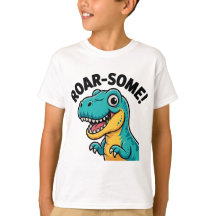 Camisa-T De Filhos De Dinossauro Cuta