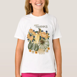 Camiseta Camisa-T de Fusão Floral da Colheita de Bombas