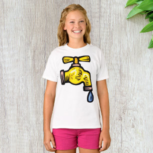 Camiseta Camisa-T de Garotas-Faucet