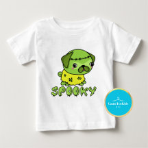 Camisa-T de Halloween, Crianças Cutes Loucas E Lou