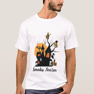 Camiseta Camisa-T de Halloween de Fantasma de Bungalow