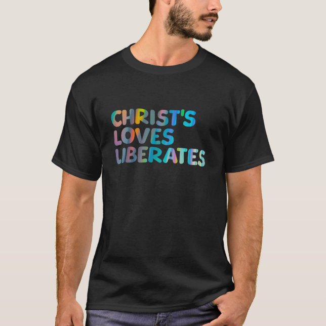 Camiseta Camisa-T de homem motivacional cristão (Frente)