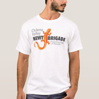 Camiseta Camisa-T de Homens da Brigada Newt do Vale do Chil