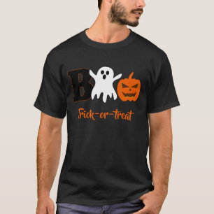 Camiseta Camisa-T de Homens de Boo Halloween