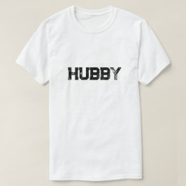 Camiseta Camisa-T de Homens Personalizados do Hubby Grunge