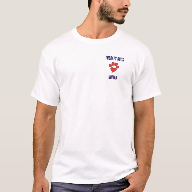 Camiseta Camisa-T de Homens Unidos (Frente)