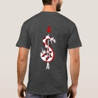 Camisa-T de insígnia do atirador militar
