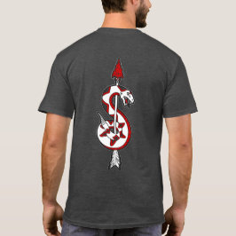 Camiseta Camisa-T de insígnia do atirador militar