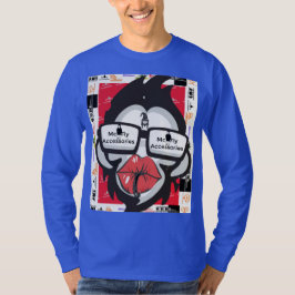 Camiseta Camisa-T de Lábios de macacos