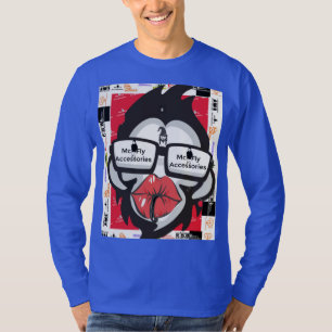 Camiseta Camisa-T de Lábios de macacos