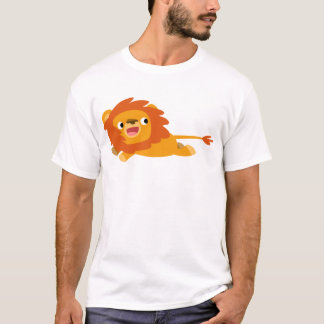 Camiseta Camisa-T de Leão-Leão-de-Corda-Corta