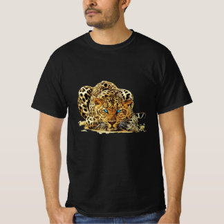 Camiseta Camisa-T de Leopard Men