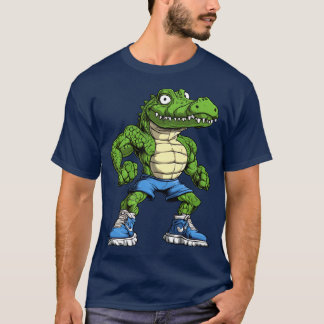 Camiseta Camisa-T de Malhação de Crocodilos