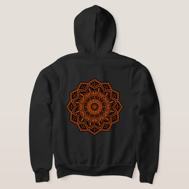 Camiseta Camisa-T de Mandala (Postura das costas)
