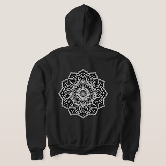 Camiseta Camisa-T de Mandala (Postura das costas)